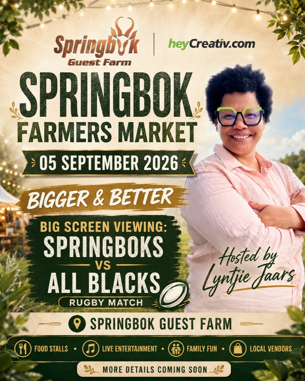 Springbok Farmers Market event artwork