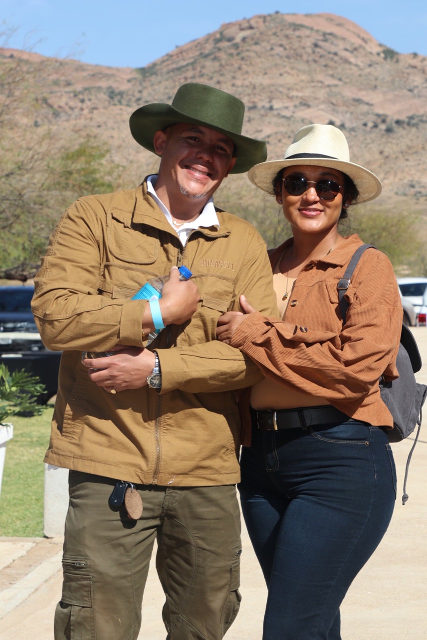 Regional visitors at the August market